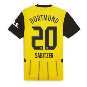 Pánské fotbalový oblečení Borussia Dortmund Marcel Sabitzer #20 Domácí košile 2024-25 Krátkým Rukávem